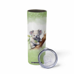 Koala Hugs Tree Skinny Tumbler Personalized TS04 Print Your Wear