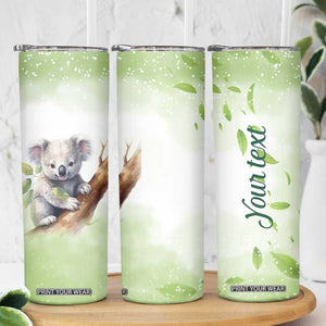 Koala Hugs Tree Skinny Tumbler Personalized TS04 Print Your Wear