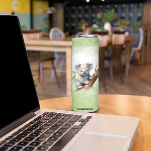 Koala Hugs Tree Skinny Tumbler Personalized TS04 Print Your Wear