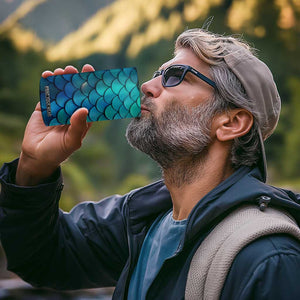 Mermaid Scales Pattern 4 in 1 Can Cooler Tumbler Personalized TS04 Print Your Wear