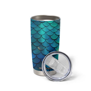 Mermaid Scales Pattern Tumbler Cup Personalized TS04 Print Your Wear
