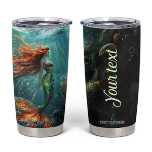 Mermaid Ocean Tumbler Cup Personalized TS04 Multicolor Print Your Wear