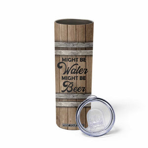 Beer Barrel Wooden Personalized Skinny Tumbler TS04 Print Your Wear