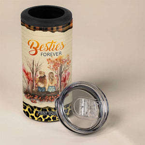 Bestie Forever 4 in 1 Can Cooler Tumbler TS04 Print Your Wear