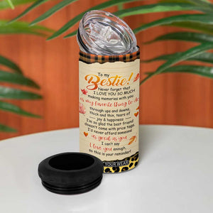 Bestie Forever 4 in 1 Can Cooler Tumbler TS04 Print Your Wear