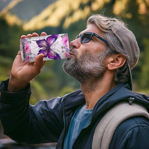 Butterfly Flowers 4 in 1 Can Cooler Tumbler Personalized TS04 Print Your Wear