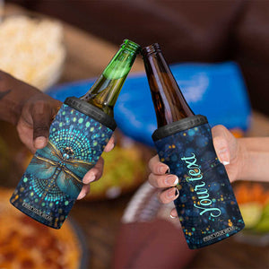 Dragonfly Lover 4 in 1 Can Cooler Tumbler Personalized TS04 Print Your Wear
