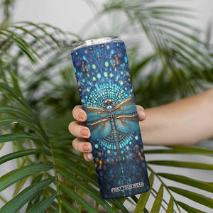 Dragonfly Lover Skinny Tumbler Personalized TS04 Print Your Wear