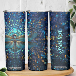 Dragonfly Lover Skinny Tumbler Personalized TS04 Print Your Wear
