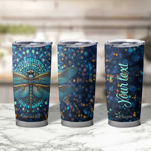 Dragonfly Lover Tumbler Cup Personalized TS04 Print Your Wear