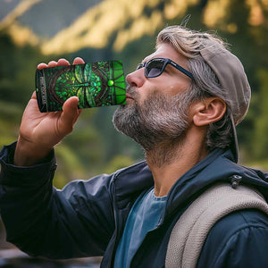 Dragonfly Emerald Crystal Mosaic 4 in 1 Can Cooler Tumbler Personalized TS04 Print Your Wear