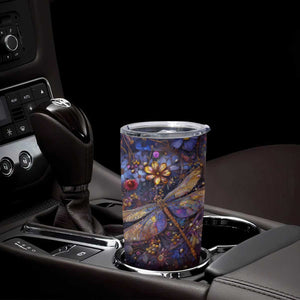 Dragonfly Crystal Tumbler Cup Personalized TS04 Print Your Wear