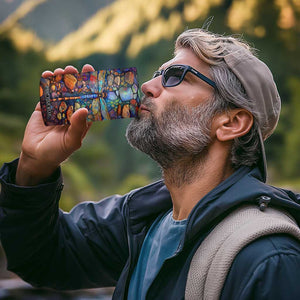 Dragonfly Abstract Art 4 in 1 Can Cooler Tumbler Personalized TS04 Print Your Wear