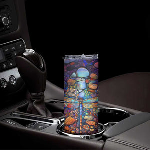 Dragonfly Abstract Art Skinny Tumbler Personalized TS04 Print Your Wear