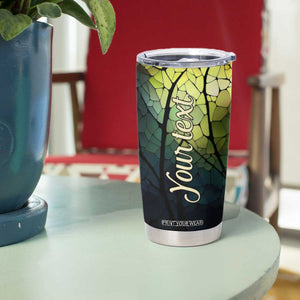 Dragonfly Citrine Crystal Mosaic Tumbler Cup Personalized TS04 Print Your Wear