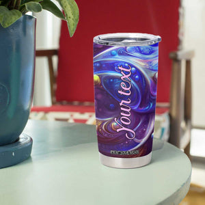 Dragonfly Amethyst Crystal Mosaic Tumbler Cup Personalized TS04 Print Your Wear