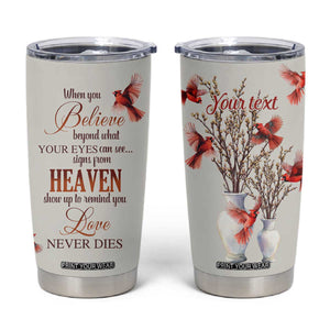 Cardinal Bird In Heaven Tumbler Cup Personalized TS04 Multicolor Print Your Wear