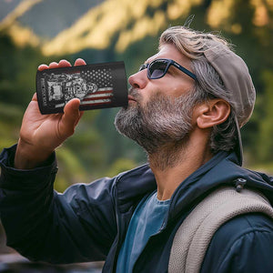 Veteran Proud 4 in 1 Can Cooler Tumbler Personalized TS04 Print Your Wear