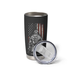 Veteran Proud Tumbler Cup Personalized TS04 Print Your Wear
