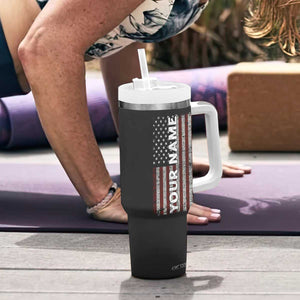 Veteran Proud Tumbler With Handle Personalized TS04 Print Your Wear