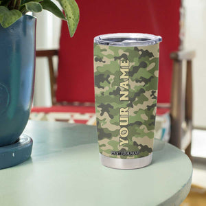 Veteran Camouflage Tumbler Cup Personalized TS04 Print Your Wear