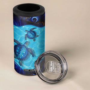 Sea Turtle 4 in 1 Can Cooler Tumbler Personalized TS04 Print Your Wear