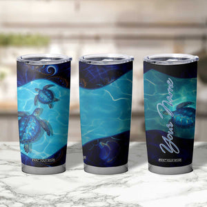 Sea Turtle Tumbler Cup Personalized TS04 Print Your Wear