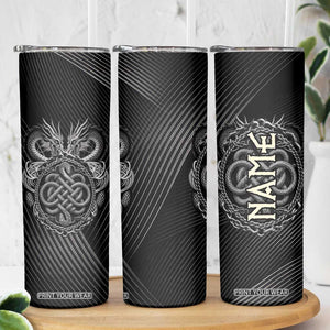 Viking Winged Dragon Skinny Tumbler Personalized TS04 Print Your Wear