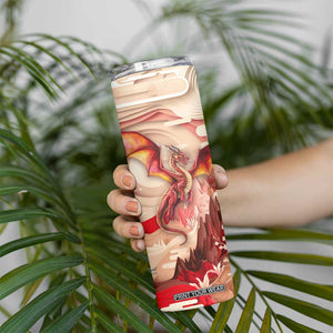 Dragon Quiling Paper Skinny Tumbler Personalized TS04 Print Your Wear