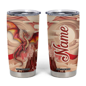 Dragon Quiling Paper Tumbler Cup Personalized TS04 Multicolor Print Your Wear