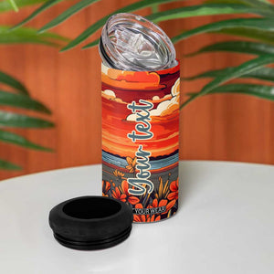 Retro Beagle 4 in 1 Can Cooler Tumbler Personalized TS04 Print Your Wear
