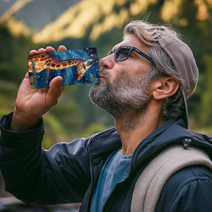 Giraffe Starry Night 4 in 1 Can Cooler Tumbler Personalized TS04 Print Your Wear