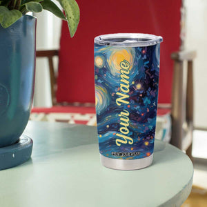 Giraffe Starry Night Tumbler Cup Personalized TS04 Print Your Wear