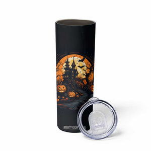 Autumn Halloween House Skinny Tumbler Personalized TS04 Print Your Wear