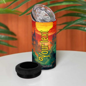 Witch Halloween Autumn 4 in 1 Can Cooler Tumbler Personalized TS04 Print Your Wear