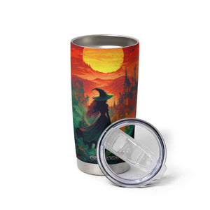 Witch Halloween Autumn Tumbler Cup Personalized TS04 Print Your Wear