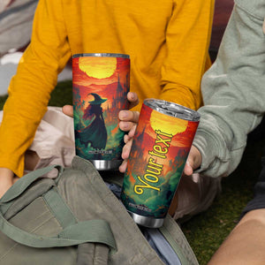 Witch Halloween Autumn Tumbler Cup Personalized TS04 Print Your Wear