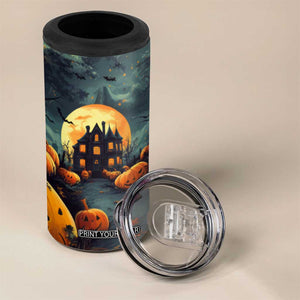 Halloween Pumpkin 4 in 1 Can Cooler Tumbler Personalized TS04 Print Your Wear