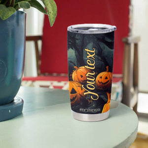 Halloween Pumpkin Tumbler Cup Personalized TS04 Print Your Wear
