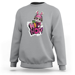 Easter Day Cool Hip Hop Bunny Sweatshirt TS09 Sport Gray Printyourwear