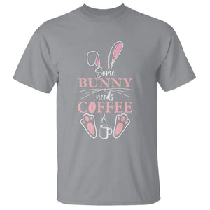 Easter Day T Shirt Funny Some Bunny Needs Coffee TS09 Sport Gray Printyourwear