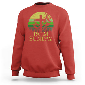 Palm Sunday Sweatshirt Christian Church Religion Holiday God Catholic TS09 Red Printyourwear