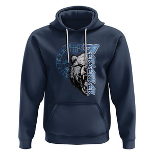 Viking Hoodie Berserk Bear Warrior Odin Norse Mythology TS09 Navy Printyourwear