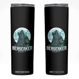 Viking Skinny Tumbler Berserk Wolf Warrior Odin Norse Mythology TS09 Black Print Your Wear