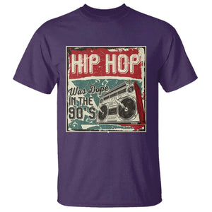 Hip Hop Was Dope In The 90's T Shirt TS09 Purple Print Your Wear