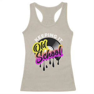 Hip Hop Keeping It Old School Racerback Tank Top TS09 Sand Print Your Wear