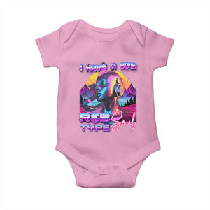 Hip Hop RnB Baby Onesie I Have A 90's R&B Type Soul Aesthetic TS09 Light Pink Print Your Wear
