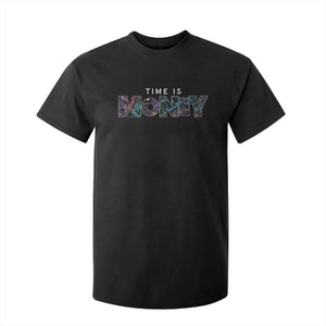 Time Is Money T Shirt For Kid TS09 Black Print Your Wear