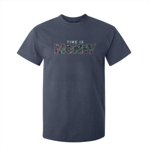 Time Is Money T Shirt For Kid TS09 Navy Print Your Wear