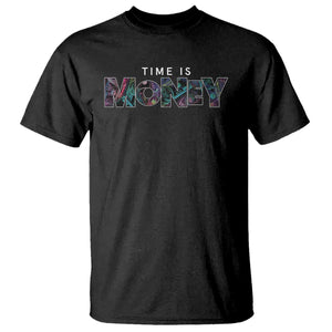 Time Is Money T Shirt TS09 Black Print Your Wear